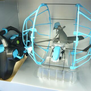 お値下げ！AIR HOGS ローリングファントム NEXT ローラーフレーム搭載ヘリ スカイブルー 西岡店の画像