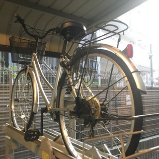 自転車（パンクの可能性あり）