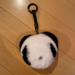 パンダ ファーチャーム  キーホルダーの画像