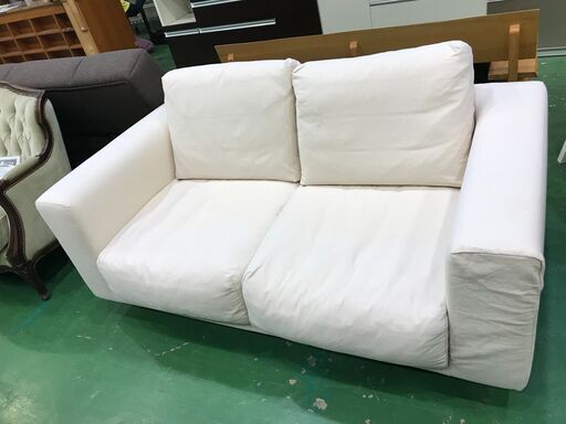 無印良品　2人掛ソファ