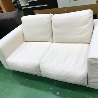 無印良品　2人掛ソファの画像
