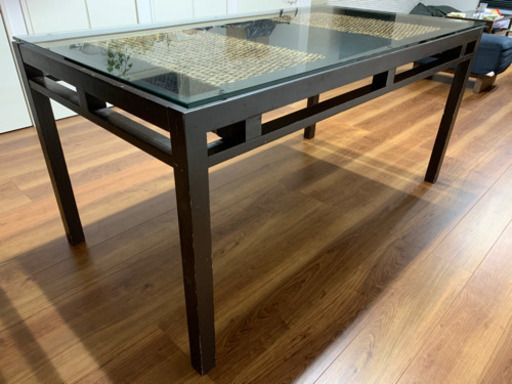 アジアン 家具　ヒヤシンス　ダイニングテーブル、イス4脚セット