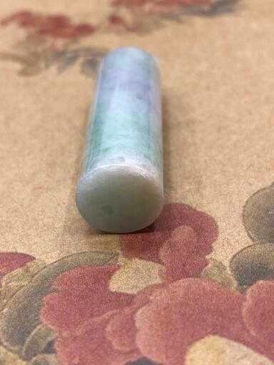福袋 印鑑 本翡翠 ヒスイ 緑色 誕生日プレゼント 手作り 天然石 縁起物 鑑別書有3
