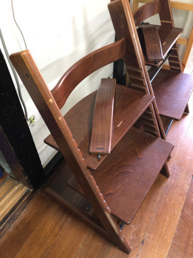 ストッケ　STOKKE の 子供用木製チェア　