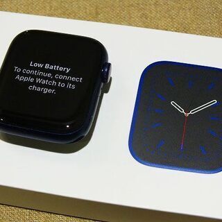 【苫小牧バナナ】美品！ Apple/アップル Apple Watch Series 6 GPS+Cellularモデル 44mm M09A3J/A ディープネイビースポーツバンド♪