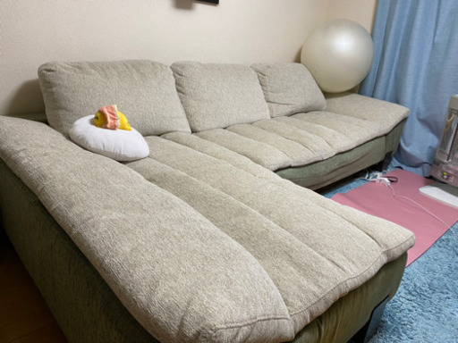 20日頃まで掲示　一万値下げしました　期間限定HUGO JAPAN カウチソファー　３人掛け