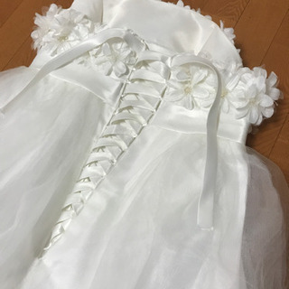 【値下げ】二次会用ウェディングドレス　マタニティー可の画像