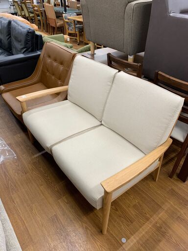 大塚家具　２人掛けソファー　替えカバー付き　売場展開中！！！