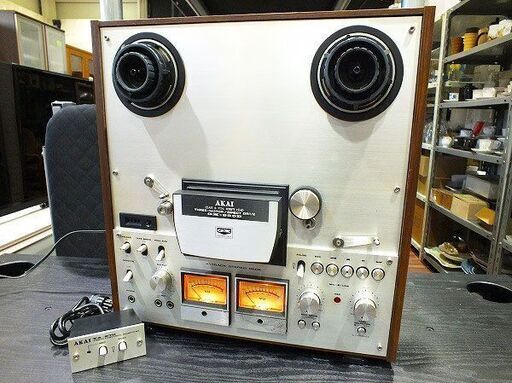 【苫小牧バナナ】指定業者にて整備済み AKAI/アカイ 4トラック2チャンネル ステレオ オープンリールデッキ GX-630D 動作OK♪