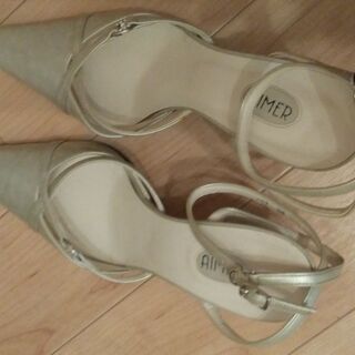 結婚式用のハイヒール（シルバー）