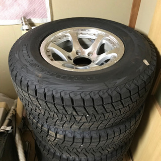 265/70R16 ブリザック DMV1 ホイール付き ランクル、パジェロ等