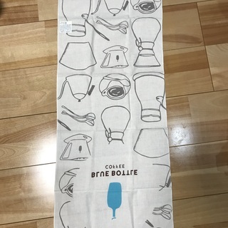 BLUE BOTTLE COFFEE 「かまわぬ」手ぬぐい(新品)