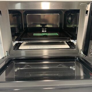 フラットオーブンレンジ 縦開庫内容量18L DFO-G1818　2019年製の画像