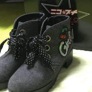 ニコプチコラボ☆ショートブーツ