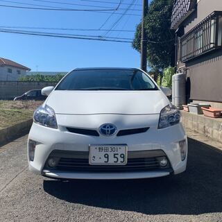 希少！！30プリウス★サンルーフ★後期Sツーリング仕様★非常にクールな1台★車検2年付 カスタム多数概要記載の画像