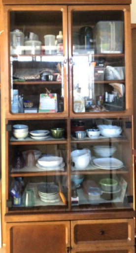 【引渡し済】木製食器棚