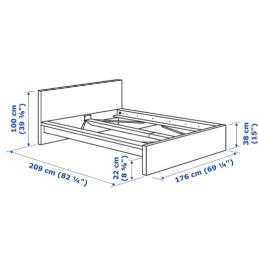 IKEA クイーンベッド