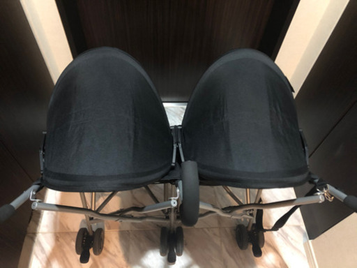 双子　2人乗り　ベビーカー　
