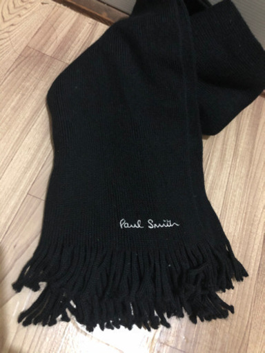 新品　ポールスミス　マフラー　黒