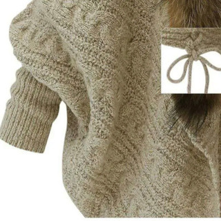 ポンチョ カーディガン レディース　冬　2020 韓国　トレンドの画像