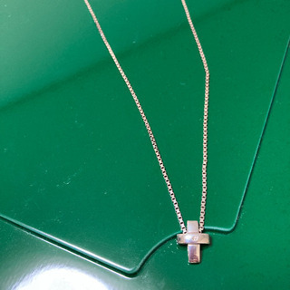 4°Cシルバーネックレスの画像