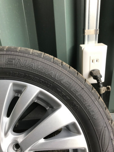 新車外し　スズキ　スペーシアカスタム純正ホイール&タイヤ