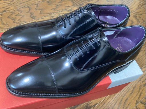 新品　リーガル ストレートチップ  REGAL 25AR BE BLK ブラック