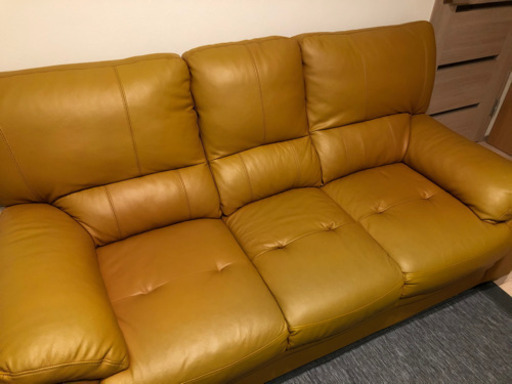 ソファー！合皮！