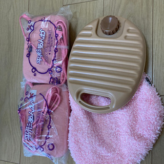 あんか2個　湯たんぽ