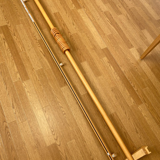 木製高級カーテンレール　幅130cm 全長160cm