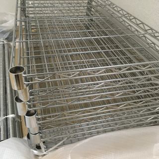 【2台】4段スチールラックの画像