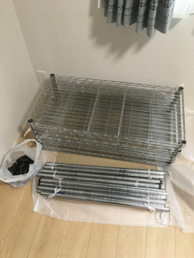 【2台】4段スチールラック