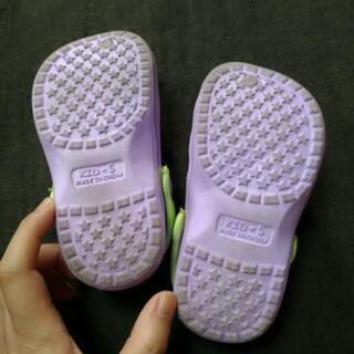 サンダル　Sサイズ　ラベンダー色の画像