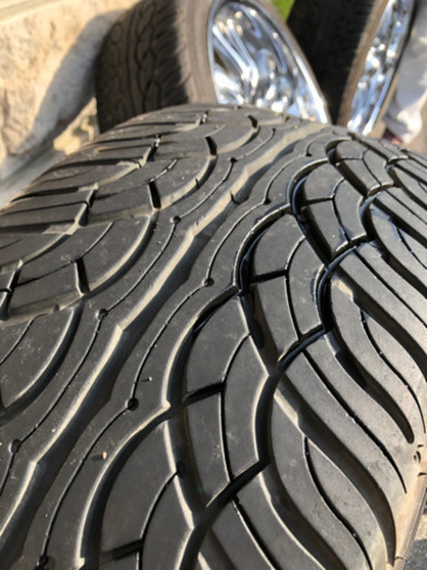 22インチタイヤホイールバリ山