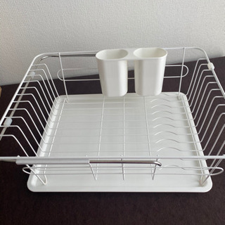 ニトリ食器水切り　歯ブラシスタンド　コップスタンド　３点セットの画像