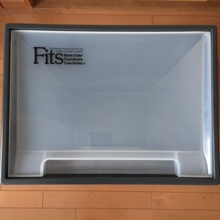 【値下げ】衣装ケース　天馬Fits グレー　１個の画像