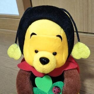 プーさんのぬいぐるみセットの画像