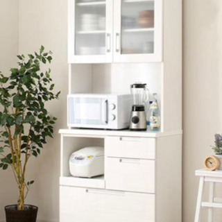 ニトリ NITORI 食器棚 キッチンボード ダリア 80cm幅