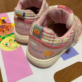 美品　それいけ！アンパンマン ピンクスニーカーの画像