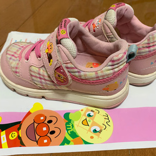 美品　それいけ！アンパンマン ピンクスニーカーの画像