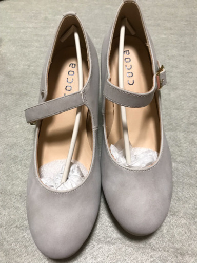 【新品】7㎝チャンキーヒールパンプス