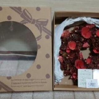 クリスマスリースの画像