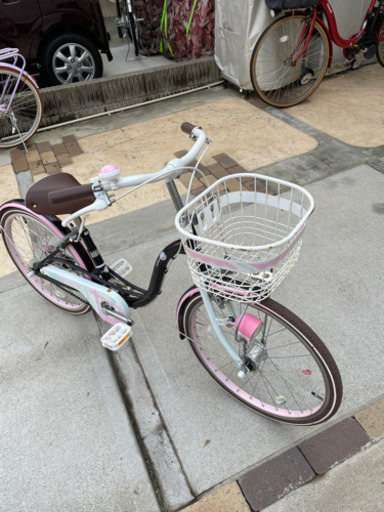 11/10取引完了❣️女児自転車　中古　子供自転車