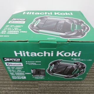 ■日立工機 14.4V 18V共用 コードレスラジオ 充電式 Bluetooth機能搭載 AC100V使用可★UR18DSDL