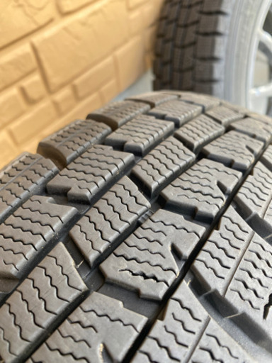 155/65R14 スタッドレスタイヤホイール付き4本セット　ダンロップ　WINTERMAXX01