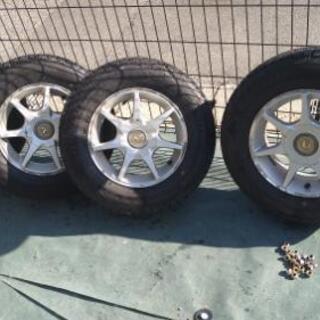 ノア用冬用タイヤセット新品未使用品　195/70/R14 　2016年45週製造　DUNLOP　WINTER MAXX02　中古ホイール付（ナット無し）取りに来て頂ける方優先です。