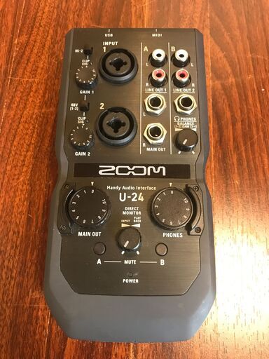 ZOOM U-24 オーディオインターフェース