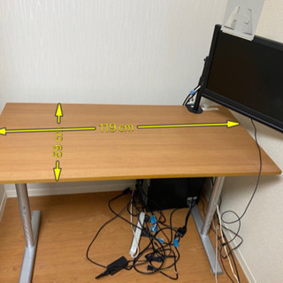【お引き取り決定】デスク　学習机　リモートワークにもの画像