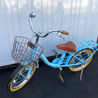 補助輪付き自転車16インチ☆