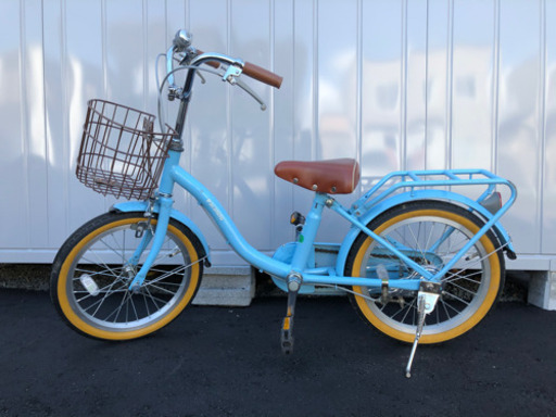 補助輪付き自転車16インチ☆